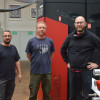 Xeikon Sakir Oztas and Helmut Langer label printers Jens Hermann managing director owner of Labelwerk small